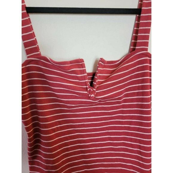 American Eagle Outfitters Tops - American Eagle Seriously Soft Red/ White Striped Tank